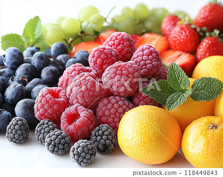 Fresh and Frozen Fruity Mix Fresh and Frozen Fruity Mix 118449843