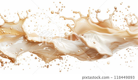 Milk and Coffee Splash Milk and Coffee Splash 118449893