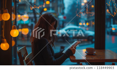 Quiet Evening in a Caffe 118449903