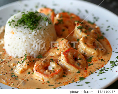 Shrimp in Creamy Sauce 118450017