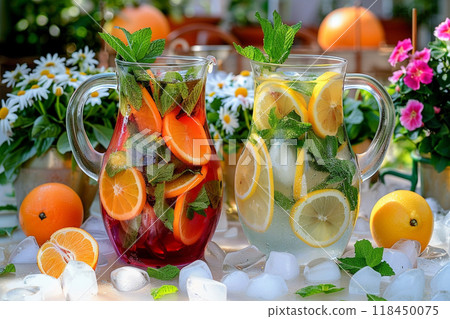 Refreshing Summer Beverages 118450075