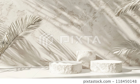 Minimalist Stone Display 118450148