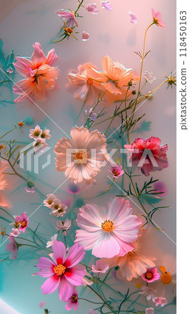 Submerged Floral Elegance Submerged Floral Elegance 118450163