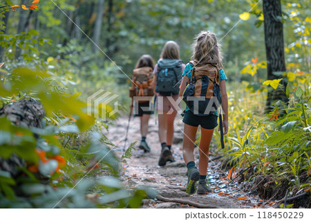 Friends On A Forest Adventure 118450229