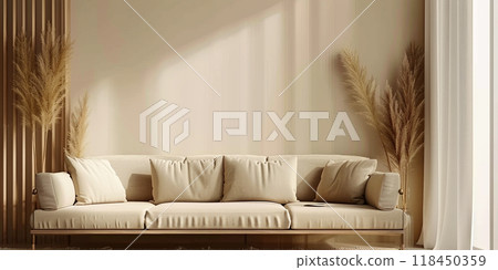 Cozy Modern Living Room Interior 118450359