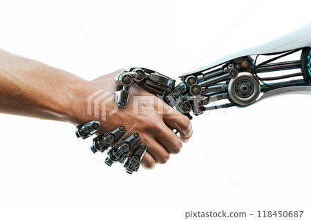 Human Handshaking Robotic Arm Human Handshaking Robotic Arm 118450687