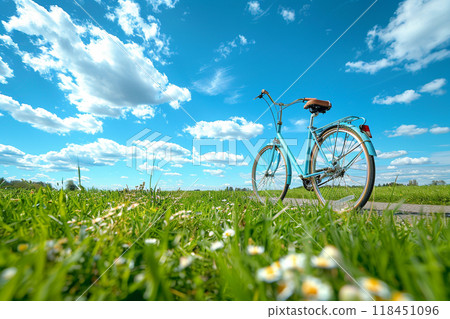 World bicycle day. Sunny Day Bicycle Ride 118451096