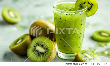 Fresh Kiwi Smoothie Fresh Kiwi Smoothie 118451114