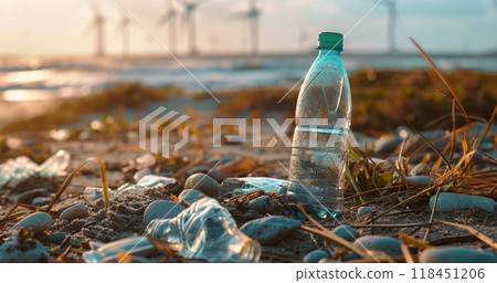 Plastic Pollution at Industrial Facility 118451206