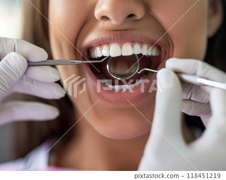 Dental Checkup Close-up 118451219