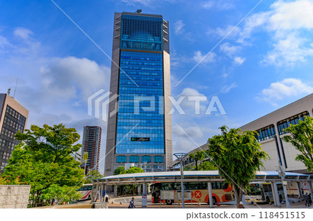 Fukushima Prefecture, Koriyama City, Koriyama Station West Exit Big Eye Fukushima Prefecture, Koriyama City, Koriyama Station West Exit Big Eye 118451515