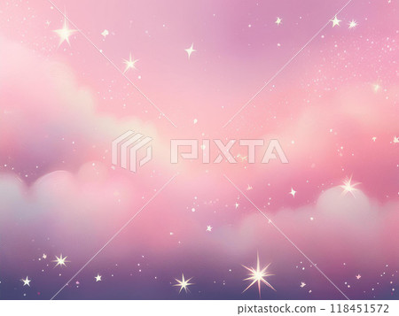 Stars and pink gradient illustration Stars and pink gradient illustration 118451572