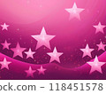 Stars and pink gradient illustration 118451578