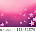 Stars and pink gradient illustration 118451579
