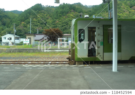 有巖泉線和喜波110號車輛痕跡的重一站 118452594