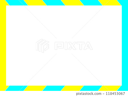 Frame Yellow Light Blue 118453067