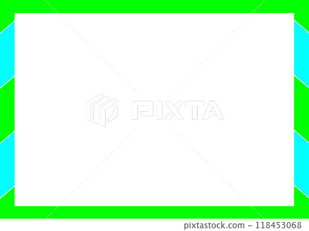 Frame Yellow green Light blue 118453068