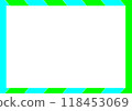 Frame Yellow green Light blue 118453069