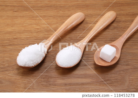 Cube sugar, white sugar and sugar Cube sugar, white sugar and sugar 118453278