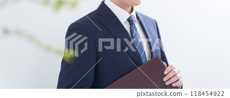 Working businessman (white background) Working businessman (white background) 118454922