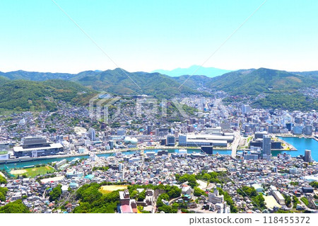 The area around Nagasaki Station and Stadium City currently under redevelopment The area around Nagasaki Station and Stadium City currently under redevelopment 118455372