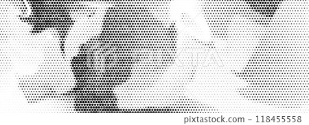 Abstract grain dotted distorted halftone texture. Pixelated grainy bitmap background. Distressed grunge wavy gradient pattern. Retro raster grit noise backdrop. Vector messy comic overlay wallpaper Abstract grain dotted distorted halftone texture. Pixelated grainy bitmap background. Distressed grunge wavy gradient pattern. Retro raster grit noise backdrop. Vector messy comic overlay wallpaper 118455558