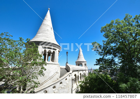 Fisherman's Bastion, World Heritage Site in Budapest Fisherman's Bastion, World Heritage Site in Budapest 118457807