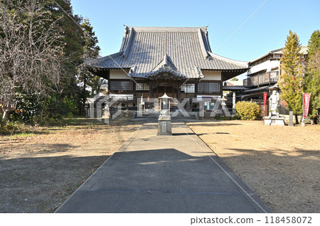 Walking around Honjo: Koyasan Shingon sect, Butsumoji temple, Chiyoda, Honjo city Walking around Honjo: Koyasan Shingon sect, Butsumoji temple, Chiyoda, Honjo city 118458072