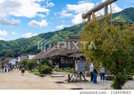 I visited Ouchijuku on a solo trip to Fukushima and the thatched roofs and atmosphere are amazing. 118459683