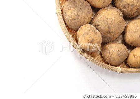 Fresh potatoes 118459980