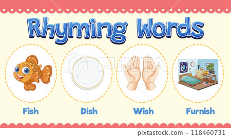 Rhyming Words for Kids 118460731