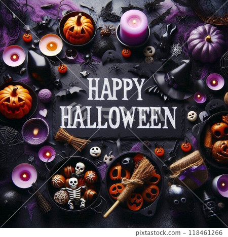 halloween background 118461266