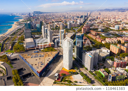 Barcelona neighborhood of Diagonal Mar Barcelona neighborhood of Diagonal Mar 118461383