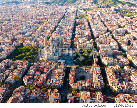 Eixample district, Sagrada Familia, Barcelona Eixample district, Sagrada Familia, Barcelona 118461535