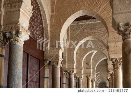 Patio of Great Mosque of Kairouan, Tunisia Patio of Great Mosque of Kairouan, Tunisia 118461577