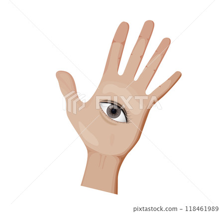 Mystic Palm Eye. Chiromancy and Esoteric Divination Mystic Palm Eye. Chiromancy and Esoteric Divination 118461989