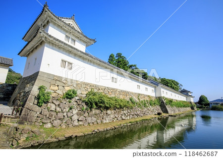 Sawaguchi Tamon Tower of the national treasure Hikone Castle in Hikone City 118462687