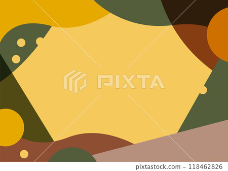 Simple frame background material-Autumn Cafe 118462826