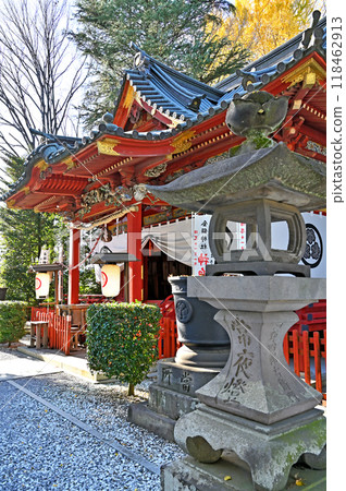 Walking around Honjo-juku: Kanasana Shrine, Chiyoda, Honjo City 118462913