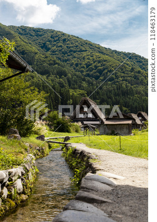 World Heritage Site Shirakawa-go: Gassho-style Houses and Villages World Heritage Site Shirakawa-go: Gassho-style Houses and Villages 118463179