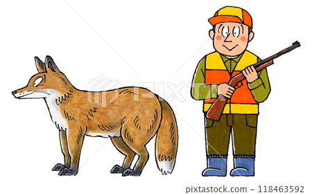 獵人和狐狸 獵人和狐狸 118463592