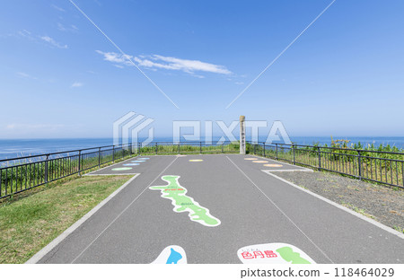 Summer scenery of Cape Nosappu, the easternmost point of the mainland in Nemuro, Hokkaido 118464029