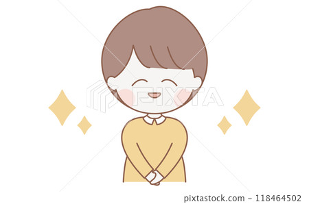 簡單可愛的女人，笑容溫柔 118464502