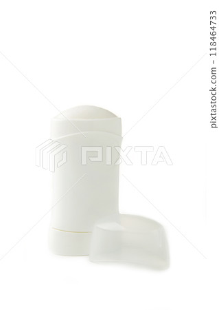 Women's deodorant isolated on a white background, close-up. Antiperspirant 118464733