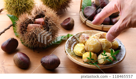 秋味煮栗子（去皮栗子） 118465557