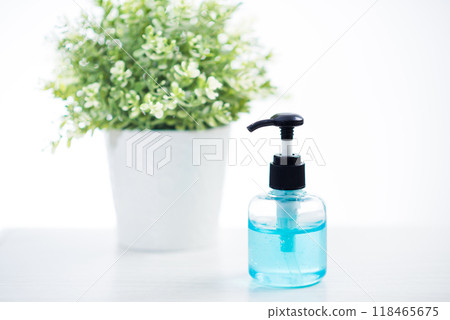 Alcohol gel for hand sanitize 118465675