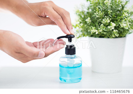 Alcohol gel for hand sanitize 118465676