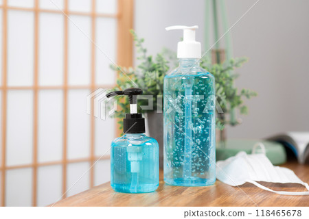 Alcohol gel for hand sanitize 118465678