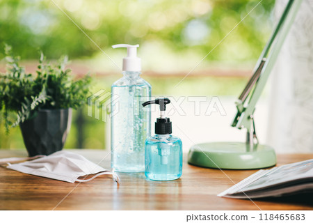 Alcohol gel for hand sanitize 118465683