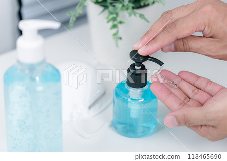 Alcohol gel for hand sanitize 118465690